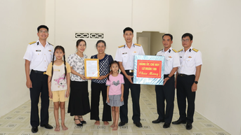 Lữ đoàn 189 bàn giao Nhà đồng đội cho gia đình quân nhân