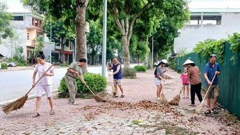 Phường Cam Đường phát động phong trào toàn dân thu gom rác thải, bảo vệ môi trường