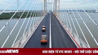 Diện mạo cầu dây văng tĩnh không cao nhất Việt Nam trước ngày về đích
