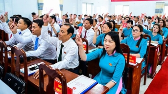 Đại hội đại biểu Đảng bộ xã Vĩnh Hòa thống nhất 19 chỉ tiêu phát triển