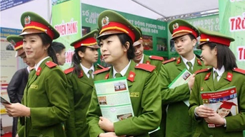Mức điểm trúng tuyển vào 7 trường Công an