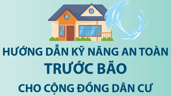 Người dân cần làm gì trước bão để bảo đảm an toàn?