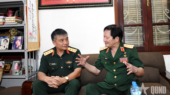 Thượng tướng Nguyễn Văn Hiền thăm, tri ân các anh hùng, tướng lĩnh, nguyên lãnh đạo Bộ Quốc phòng