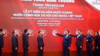 Khai trương Trung tâm Báo chí Lễ kỷ niệm 80 năm Ngày Quốc khánh