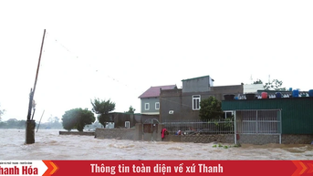Áp thấp nhiệt đới di chuyển sâu sang khu vực Trung Lào