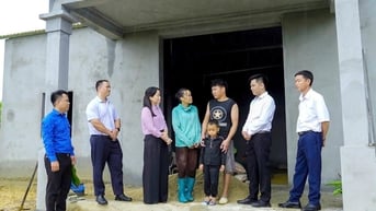 Ủy ban MTTQ tỉnh giám sát Chương trình xóa nhà tạm, nhà dột nát tại các xã Pà Vầy Sủ và Nấm Dẩn