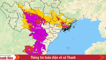 Cảnh báo sạt lở đất ở miền núi và lũ trên sông