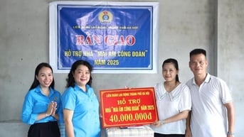 Hà Nội: Hơn 1,2 tỷ đồng hỗ trợ xây dựng, sửa chữa Mái ấm Công đoàn