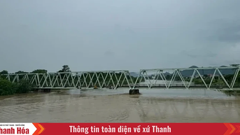 Tăng mức báo động II trên sông Lèn