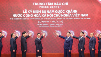 Khai trương Trung tâm Báo chí Lễ kỷ niệm 80 năm Quốc khánh 2-9