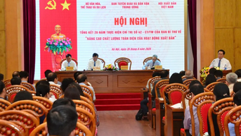 Hoạt động xuất bản không ngừng sáng tạo để trở thành ngành công nghiệp văn hóa mũi nhọn
