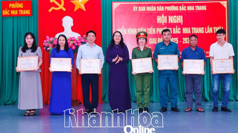 Hội nghị điển hình tiên tiến phường Bắc Nha Trang lần thứ I, giai đoạn 2020 - 2025
