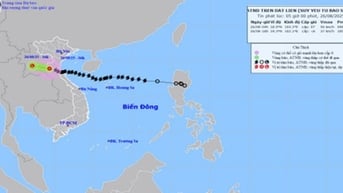 Bão số 5 di chuyển sang Lào và suy yếu thành áp thấp nhiệt đới
