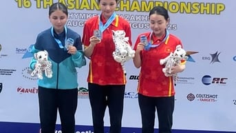 Bắn súng Việt Nam khởi đầu ấn tượng tại Giải vô địch châu Á 2025