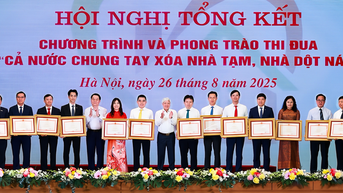 រដ្ឋាភិបាលសម្រេចបានផ្ទះបណ្តោះអាសន្នថ្មីចំនួន 334,000 ខ្នង ធនាគារ HDBank ចាប់ដៃគ្នាបរិច្ចាគផ្ទះជាង 2,600