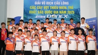 Khởi tranh giải Cầu lông các cây vợt thiếu niên, trẻ xuất sắc QG 2025