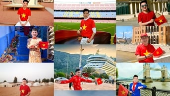 Nam ca sĩ mang hình ảnh lá cờ Việt Nam đi khắp thế giới