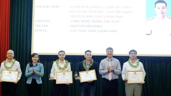 Trao giải thưởng sáng tạo kỹ thuật Quảng Nam năm 2024-2025