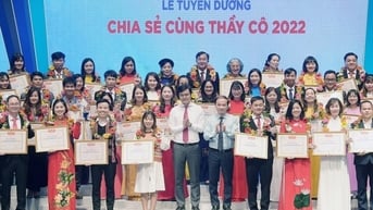 'Chia sẻ cùng thầy cô' 2025 tri ân 80 thầy, cô giáo tiêu biểu nhất