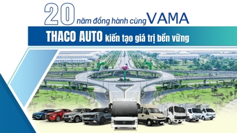 20년간 VAMA와 함께한 THACO AUTO는 지속 가능한 가치를 창출합니다.