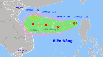 Cảnh báo mưa dông, gió mạnh khu vực Khánh Hòa