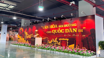 Các không gian trưng bày tại triển lãm thành tựu đất nước đã sẵn sàng chào đón nhân dân và du khách
