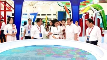 Gian trưng bày của Hải Phòng được đánh giá cao tại Triển lãm thành tựu đất nước