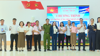 Xã Phú Thuận phát động ủng hộ nhân dân Cuba