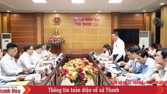 Tổ Biên tập của Tiểu ban Kinh tế - Xã hội Đại hội XIV làm việc với tỉnh Thanh Hóa