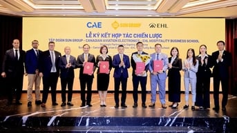 Sun Group bắt tay với 2 tập đoàn quốc tế hàng đầu trong lĩnh vực đào tạo ngành dịch vụ
