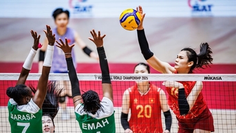 Bóng chuyền nữ thế giới: Tinh thần Việt Nam rực sáng