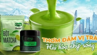 Cozy Matcha: Đột phá với công nghệ Nhật, đảm bảo nguồn cung cho ngành F&B Việt Nam