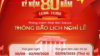 THÔNG BÁO NGHỈ LỄ QUỐC KHÁNH 2/9