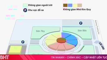 Sơ đồ tham quan Triển lãm thành tựu đất nước 80 năm