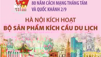 Hà Nội kích hoạt bộ sản phẩm kích cầu du lịch dịp 80 năm Quốc khánh