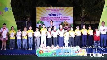 Nhà Thiếu nhi xã Cam Lâm: Tổng kết các lớp năng khiếu hè khóa 38
