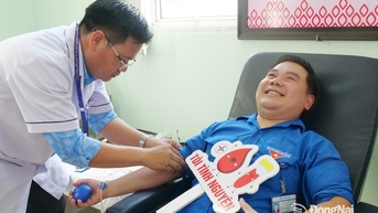 Điểm hiến máu tình nguyện cố định đầu tiên của miền Nam đặt tại Bệnh viện Đa khoa Đồng Nai