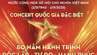 Phát hành vé miễn phí – Concert Quốc gia đặc biệt: 80 năm hành trình độc lập - tự do - hạnh phúc