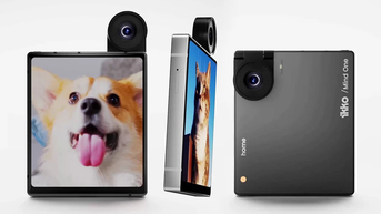 Độc lạ chiếc smartphone hình vuông với camera lật ngược