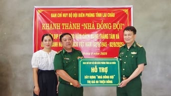 Khánh thành, bàn giao “Nhà đồng đội”