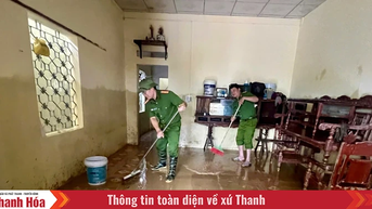 នគរបាលសង្កាត់ Ham Rong គាំទ្រប្រជាពលរដ្ឋជំនះផលវិបាកនៃព្យុះលេខ៥