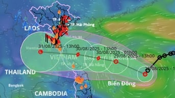 Bão số 6 có khả năng sắp hình thành, trọng tâm mưa lớn ở miền Trung