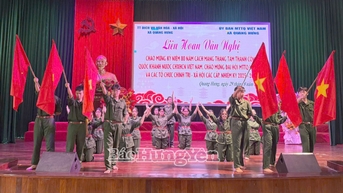 Xã Quang Hưng tổ chức liên hoan văn nghệ