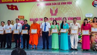 Hai xã Vĩnh Hòa và Bình Thạnh Đông tổ chức Đại hội thi đua yêu nước lần I