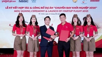 Vietjet đồng sáng lập 'chuyến bay Khởi nghiệp', sáng kiến thúc đẩy đổi mới sáng tạo Việt Nam - Ấn Độ