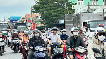 ប្រជាជនត្រឡប់ទៅភាគខាងលិចវិញសម្រាប់ថ្ងៃឈប់សម្រាកថ្ងៃទី 2 ខែកញ្ញា: ស្ពាន Rach Mieu ច្បាស់ណាស់ ទីក្រុងហូជីមិញ - ផ្លូវហាយវេ Trung Luong មានការកកស្ទះ