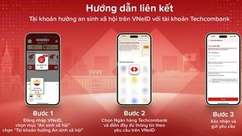 Techcombank tặng 100.000 đồng cho khách mới, liên kết tài khoản VNeID dịp Quốc khánh