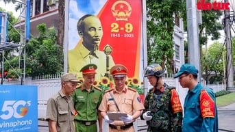 Hà Nội cấm đường từ 18 giờ ngày 1-9 phục vụ đại lễ A80