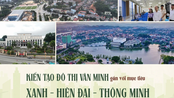ការកសាងតំបន់ទីក្រុងស៊ីវិល័យជាមួយនឹងគោលដៅ "បៃតង - ទំនើប - ឆ្លាត"