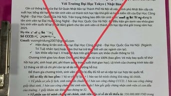 Xét tuyển ĐH chưa xong, thí sinh bị lừa được chọn đi giao lưu quốc tế
